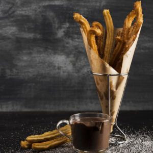 Churros con chocolate